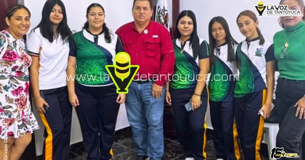 Alcalde de Tempoal apoya a jóvenes de la Secundaria Benito Juárez