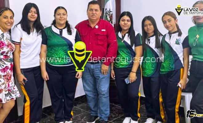 Alcalde de Tempoal apoya a jóvenes de la Secundaria Benito Juárez