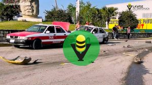 Trailero provoca aparatoso accidente vial en Pánuco 