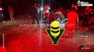 Menor resulta lesionado tras derrapar en su motocicleta, en Tantoyuca 