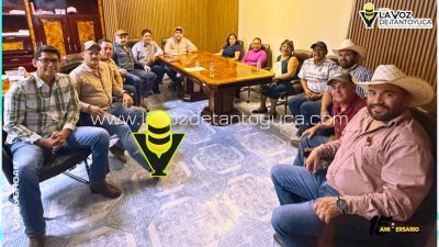 Alcalde Roberto San Román fortalece lazos con ganaderos de Tantoyuca
