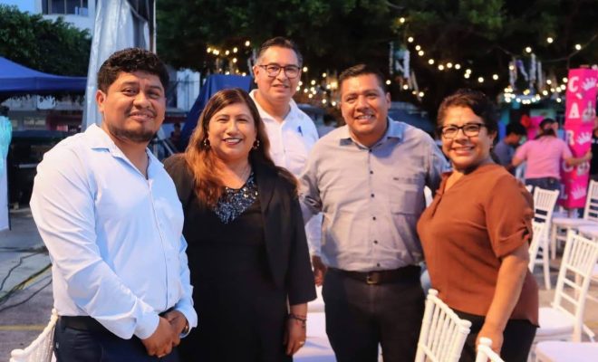 Alcaldesa de Chicontepec refrenda lazos de amistad durante las Fiestas de Corpus Christi en Citlaltépetl