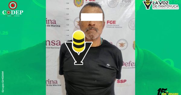 Capturan a “El Caníbal”, presunto jefe de plaza, en pleno centro de Álamo