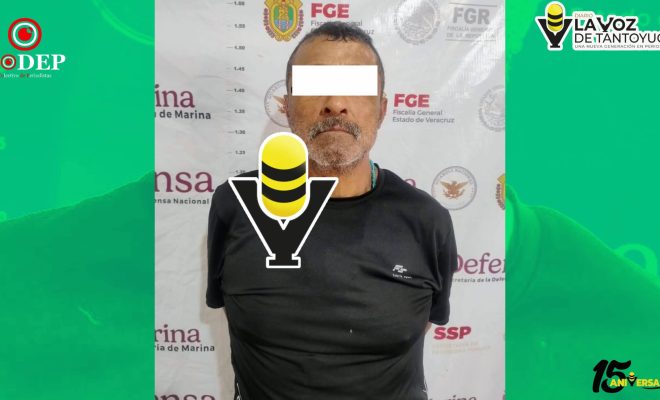 Capturan a “El Caníbal”, presunto jefe de plaza, en pleno centro de Álamo