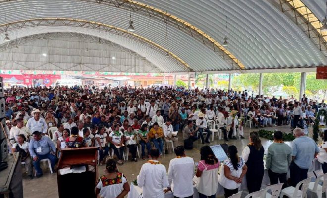 Realizan Asamblea Regional de Pueblos Originarios en Benito Juárez