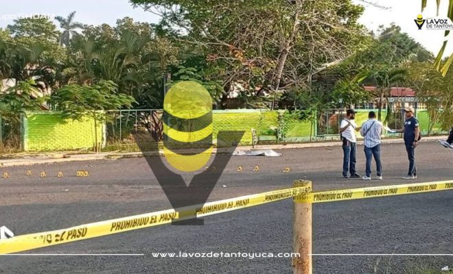 Asesinan a un masculino en el estacionamiento de la escuela Manuel C. Tello