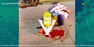 Mujer casi pierde el pie en accidente de moto; viajaba como acompañante