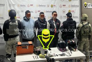 Detienen a tres en flagrancia y aseguran objetos en operativo de cateo con fuerzas federales y estatales en Xalapa