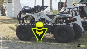 Amantes de lo ajeno se roban una cuatrimoto en Papantla