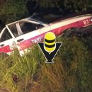 Taxi termina fuera de la carretera en Tamalín; no hubo lesionados