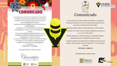 Persecución policiaca en Chicontepec deja solo daños materiales