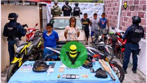 Detienen a 6 personas y aseguran vehículos en San Andrés Tuxtla 