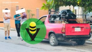 Joven motociclista resulta ileso en choque