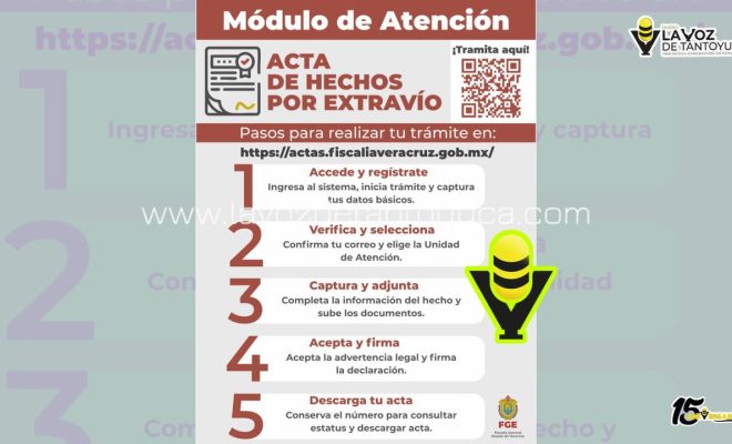 Fiscalía de Veracruz habilita plataforma para expedición de constancias por extravío