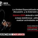 Refuerza UECS acciones contra la extorsión: 720 líneas telefónicas inhabilitadas en febrero