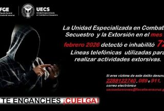 Refuerza UECS acciones contra la extorsión: 720 líneas telefónicas inhabilitadas en febrero