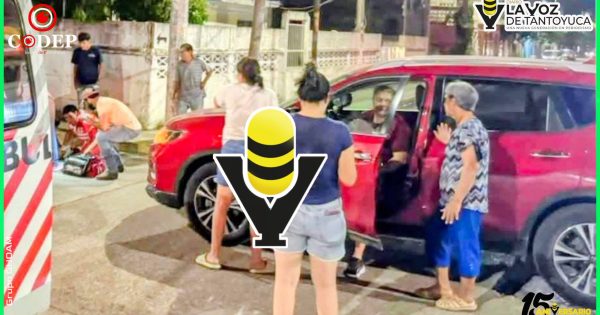Mujer de 69 años resultó con fractura expuesta tras ser atropellada en Pánuco