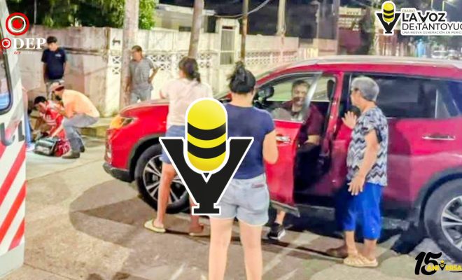Mujer de 69 años resultó con fractura expuesta tras ser atropellada en Pánuco