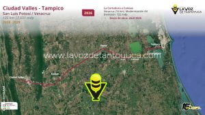Anuncia Claudia Sheinbaum la rehabilitación de la carretera Tampico - Valles