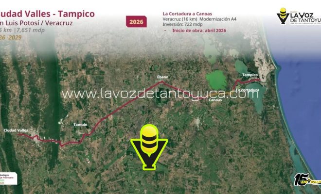 Anuncia Claudia Sheinbaum la rehabilitación de la carretera Tampico - Valles