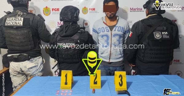Detienen a hombre en flagrancia tras cateo en Huayacocotla