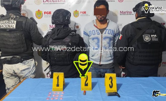 Detienen a hombre en flagrancia tras cateo en Huayacocotla