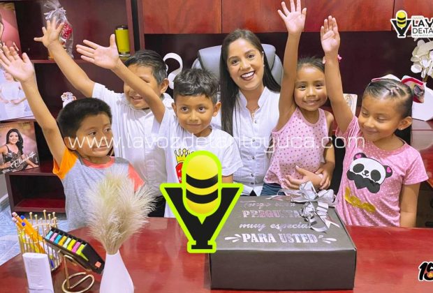 Sindica de Tantoyuca recibe invitación para ser madrina de graduación del preescolar Federico Froebel