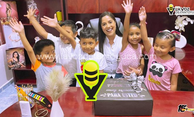 Sindica de Tantoyuca recibe invitación para ser madrina de graduación del preescolar Federico Froebel