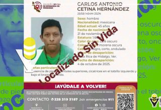 Confirman la muerte de hombre desaparecido en Poza Rica tras casi dos meses de búsqueda