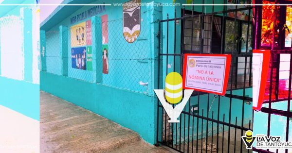 Docentes realizan paro laboral en Platón Sánchez