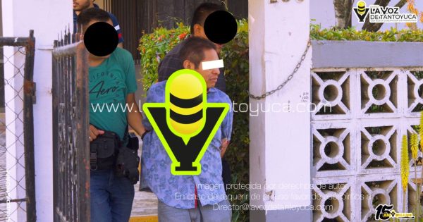 Detiene a hombre por el presunto delito de violencia familiar, en Tantoyuca