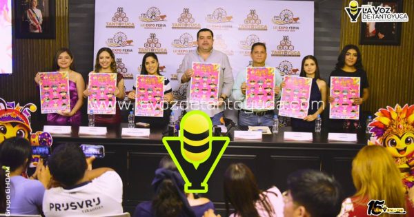 Presenta el alcalde Roberto San Román la cartelera oficial de la Expo-feria y Carnaval Tantoyuca 2026