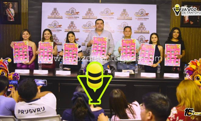 Presenta el alcalde Roberto San Román la cartelera oficial de la Expo-feria y Carnaval Tantoyuca 2026