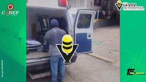 Mujer resulta lesionada tras accidente vial en Tempoal
