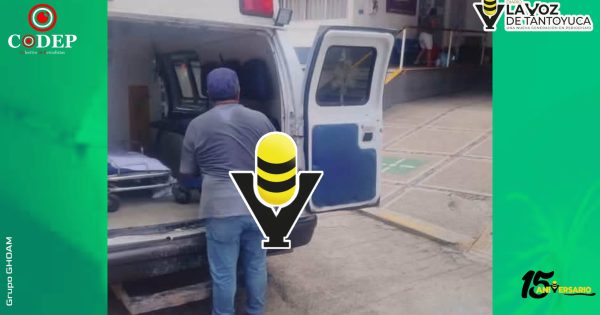 Mujer resulta lesionada tras accidente vial en Tempoal