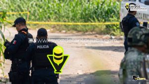 Presunta fosa clandestina provoca movilización policiaca, en Espinal 