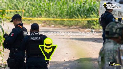 Presunta fosa clandestina provoca movilización policiaca, en Espinal