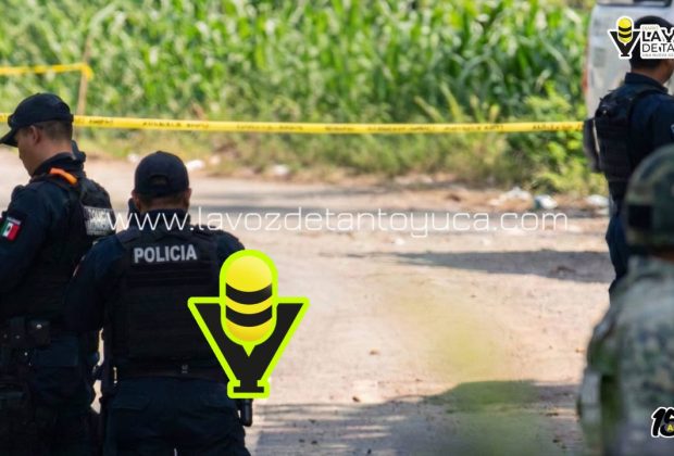 Presunta fosa clandestina provoca movilización policiaca, en Espinal