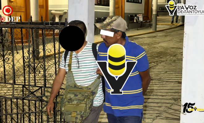 Agentes ministeriales detienen a sujeto por presunta detentación de vehículo robado en Tantoyuca