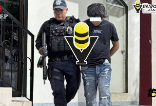 Detienen a joven por alterar el orden público en el parque Constitución