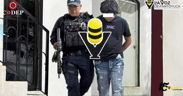Detienen a joven por alterar el orden público en el parque Constitución
