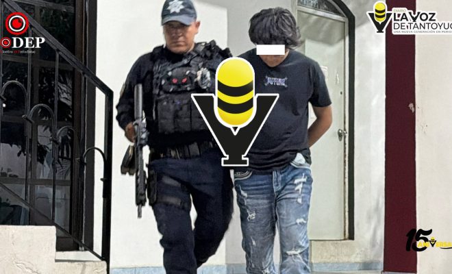 Detienen a joven por alterar el orden público en el parque Constitución