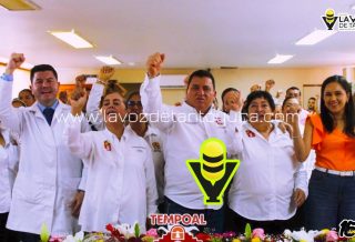 Realizan primera reunión informativa 2026 con trabajadores de la Salud en Tempoal