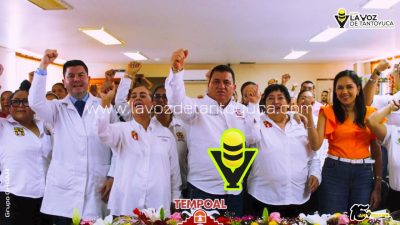 Realizan primera reunión informativa 2026 con trabajadores de la Salud en Tempoal