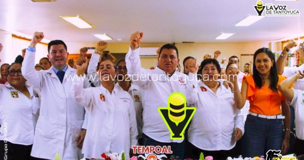 Realizan primera reunión informativa 2026 con trabajadores de la Salud en Tempoal