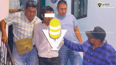 Policía Ministerial detienen a hombre por lesiones en Tantoyuca