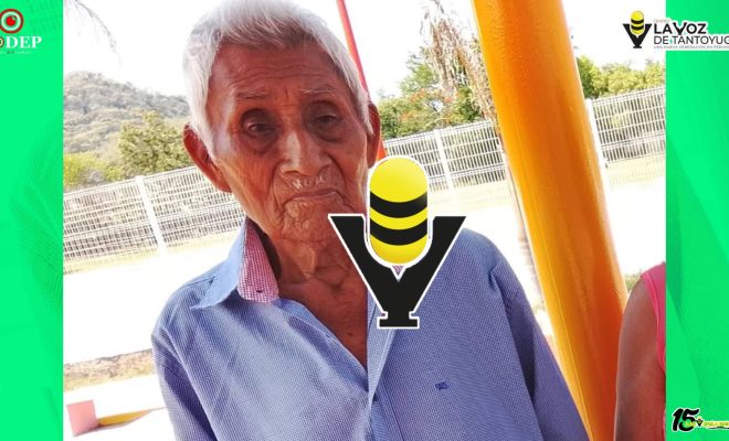 Buscan a Don Leocadio, se extravió en la localidad de San Sebastián, en Tantoyuca