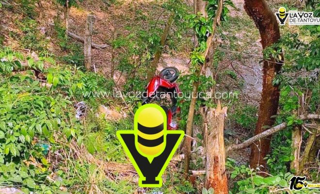 Hallan motoneta presuntamente abandonada cerca de capilla en Chalma