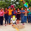 Entrega Gobierno Municipal pavimentación de calle en Cuatzapotitla, Chicontepec