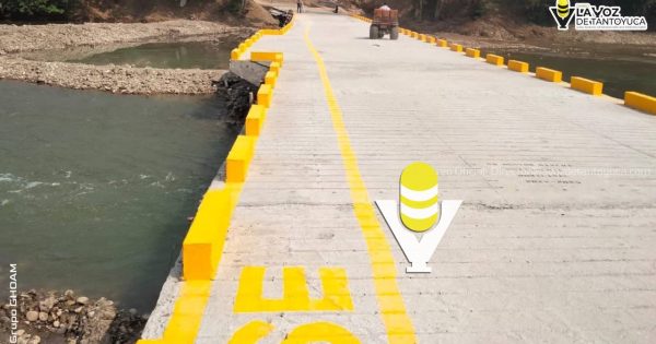 Puente Vado en Tempoal: Una obra que transforma la vida de los tempoalenses